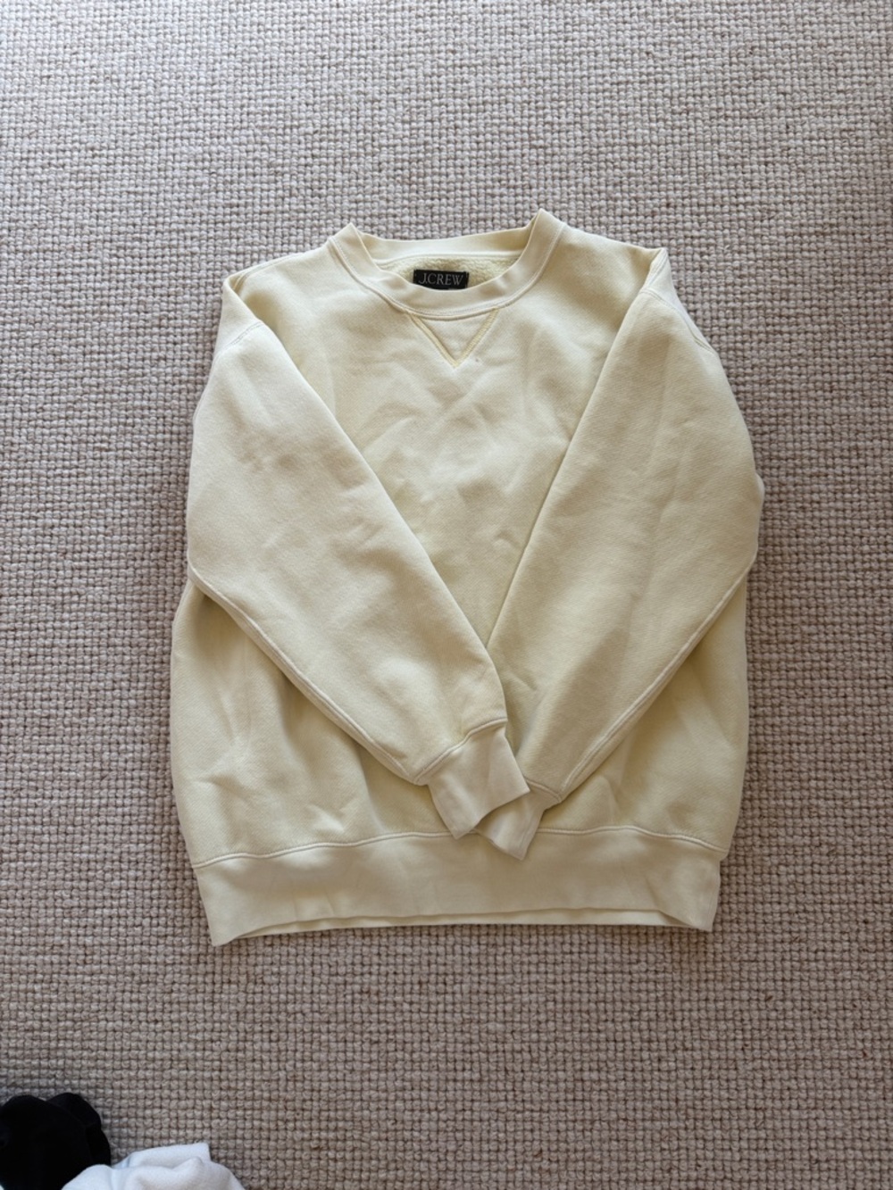 J. Crew Women’s Butter Yellow Crewneck Sweatshirt